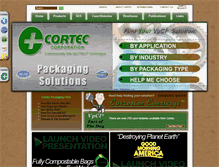 Tablet Screenshot of cortecpackaging.com